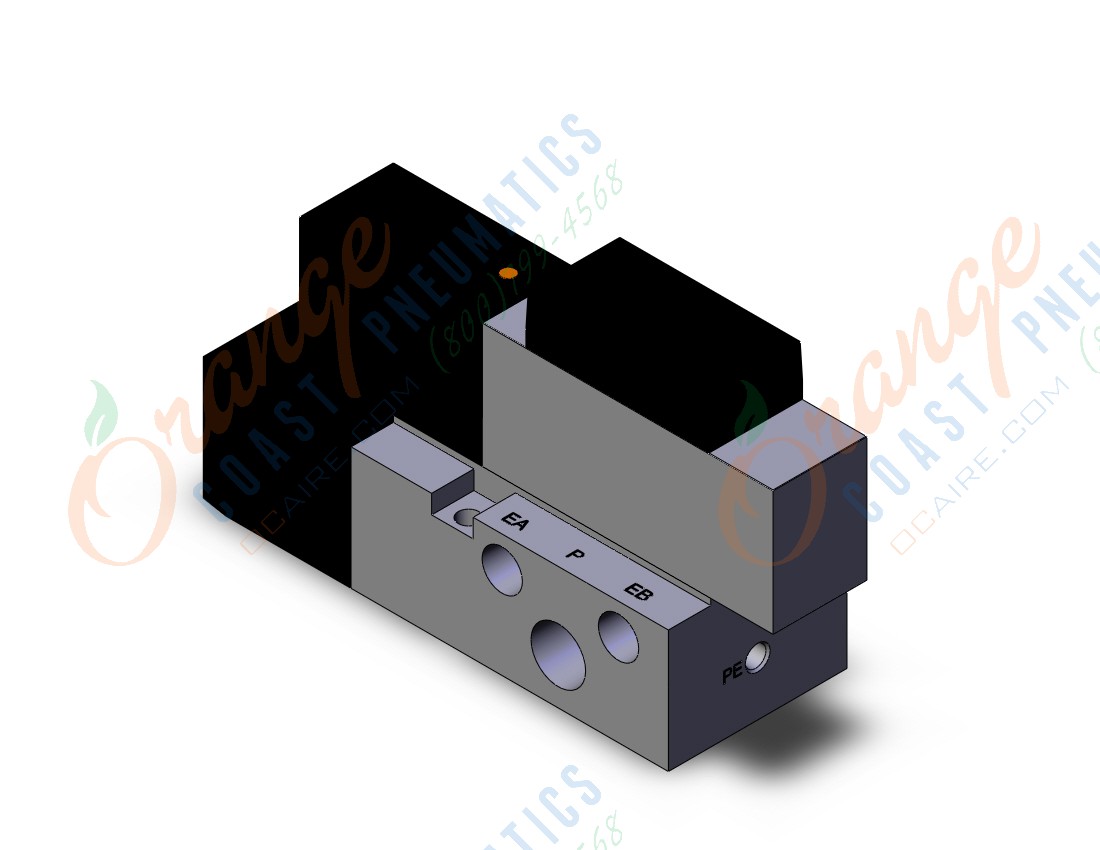 SMC VFS2310-4DOZ-02F valve dbl non plug-in base mt, 4/5 PORT SOLENOID VALVE