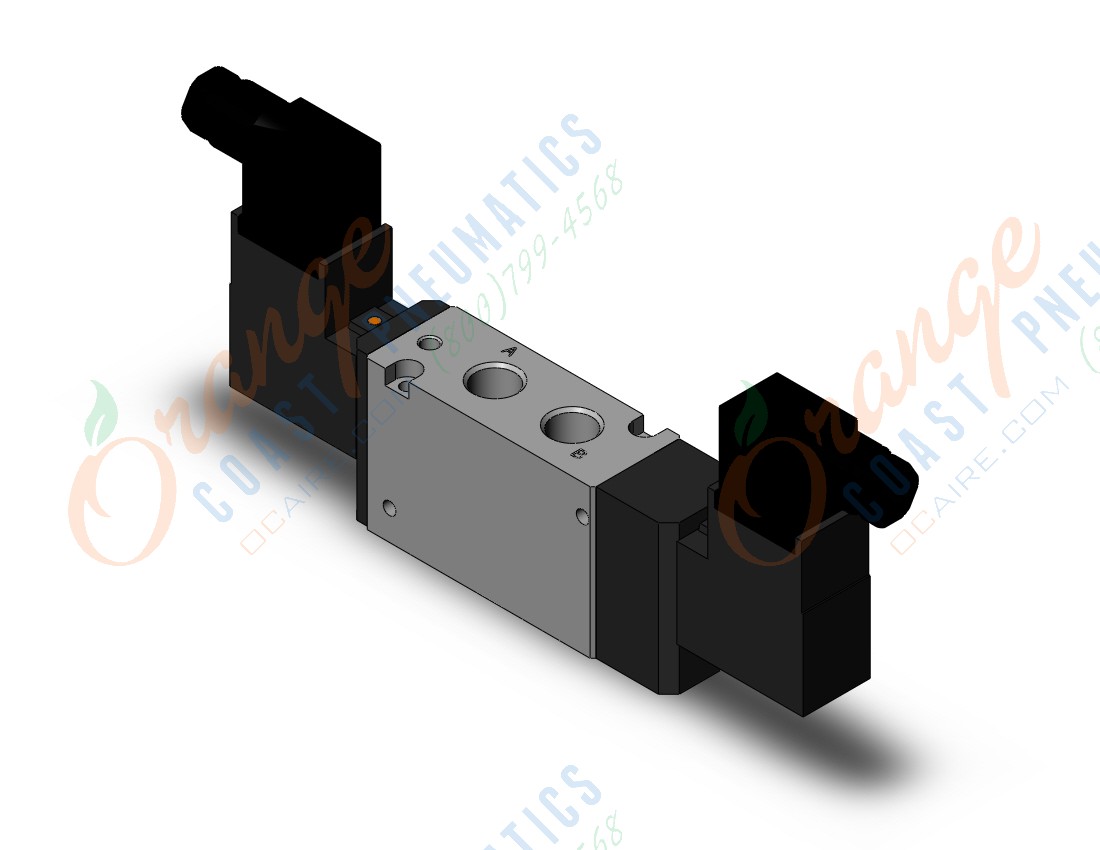 SMC VFS3220R-5DZ-02 valve dbl solenoid body pt, 4/5 PORT SOLENOID VALVE