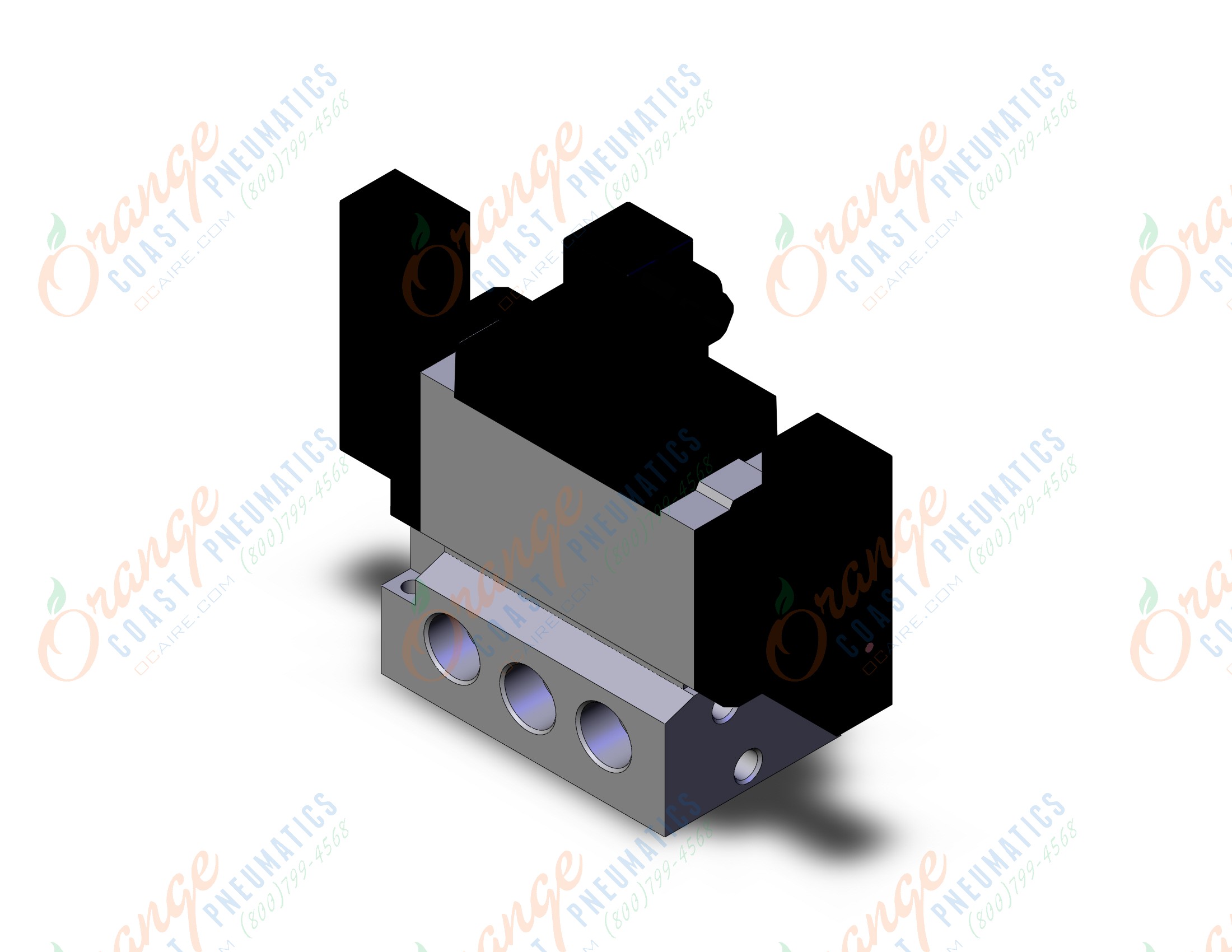 SMC VFS5210-4DZ-04N valve dbl non plugin base mt, 4/5 PORT SOLENOID VALVE