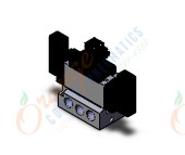 SMC VFS5510-3DZ-04T valve dbl non plugin base mt, 4/5 PORT SOLENOID VALVE
