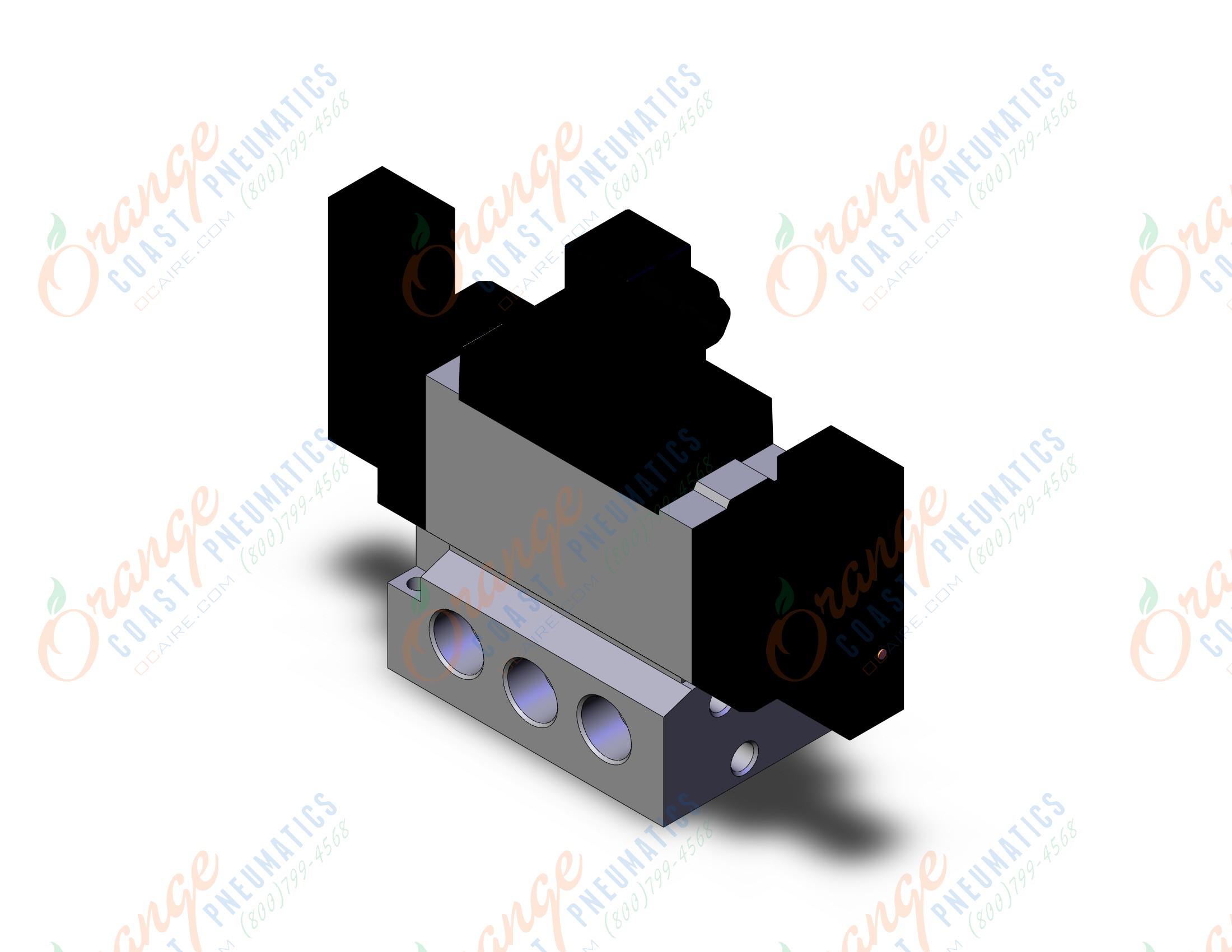 SMC VFS5510-3DZA-04T valve dbl non plugin base mt, 4/5 PORT SOLENOID VALVE