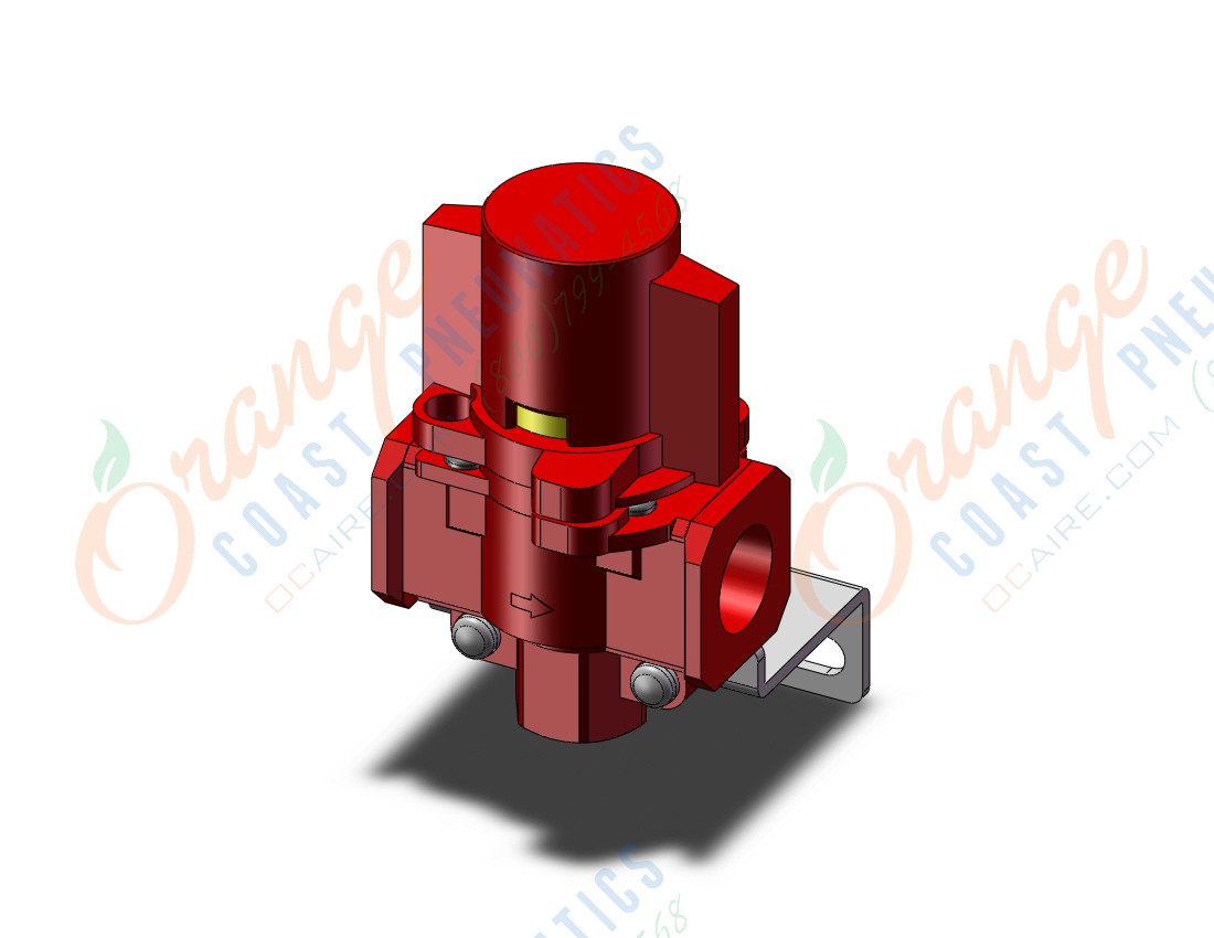 SMC VHS4510-N04A-B-Z-X1 pressure relief 3 port valve, MECHANICAL VALVE