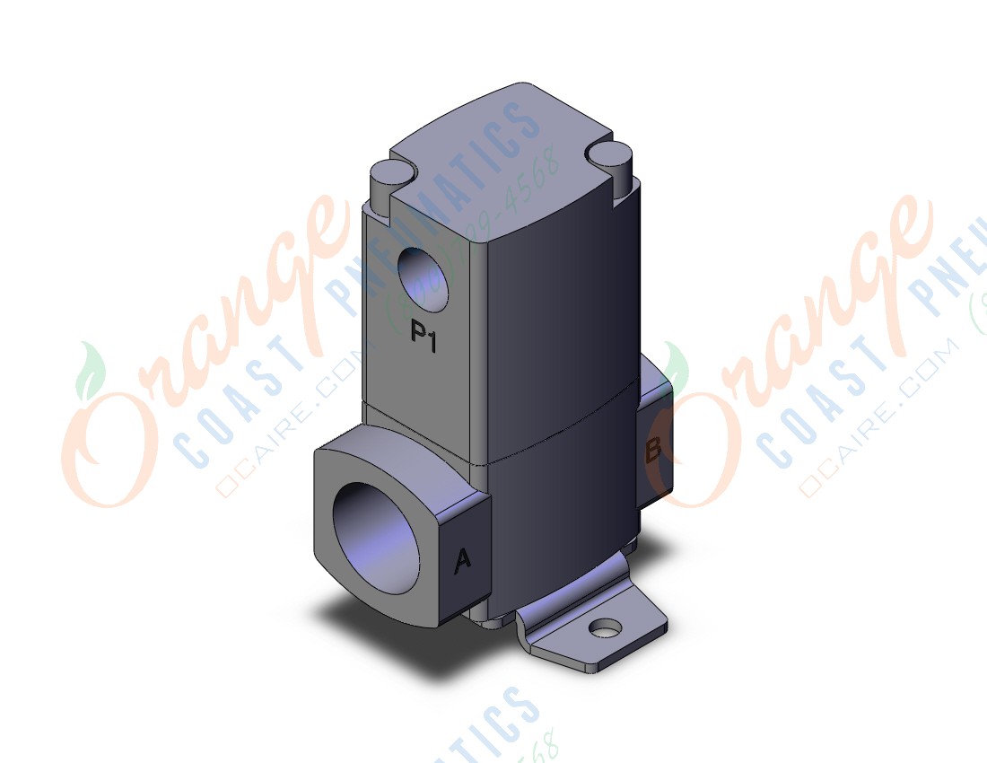 SMC VNA102A-F10A-B air piloted valve, 2 PORT PROCESS VALVE