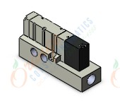 SMC VQ4100-51-03F 5 port solenoid valve, 4/5 PORT SOLENOID VALVE