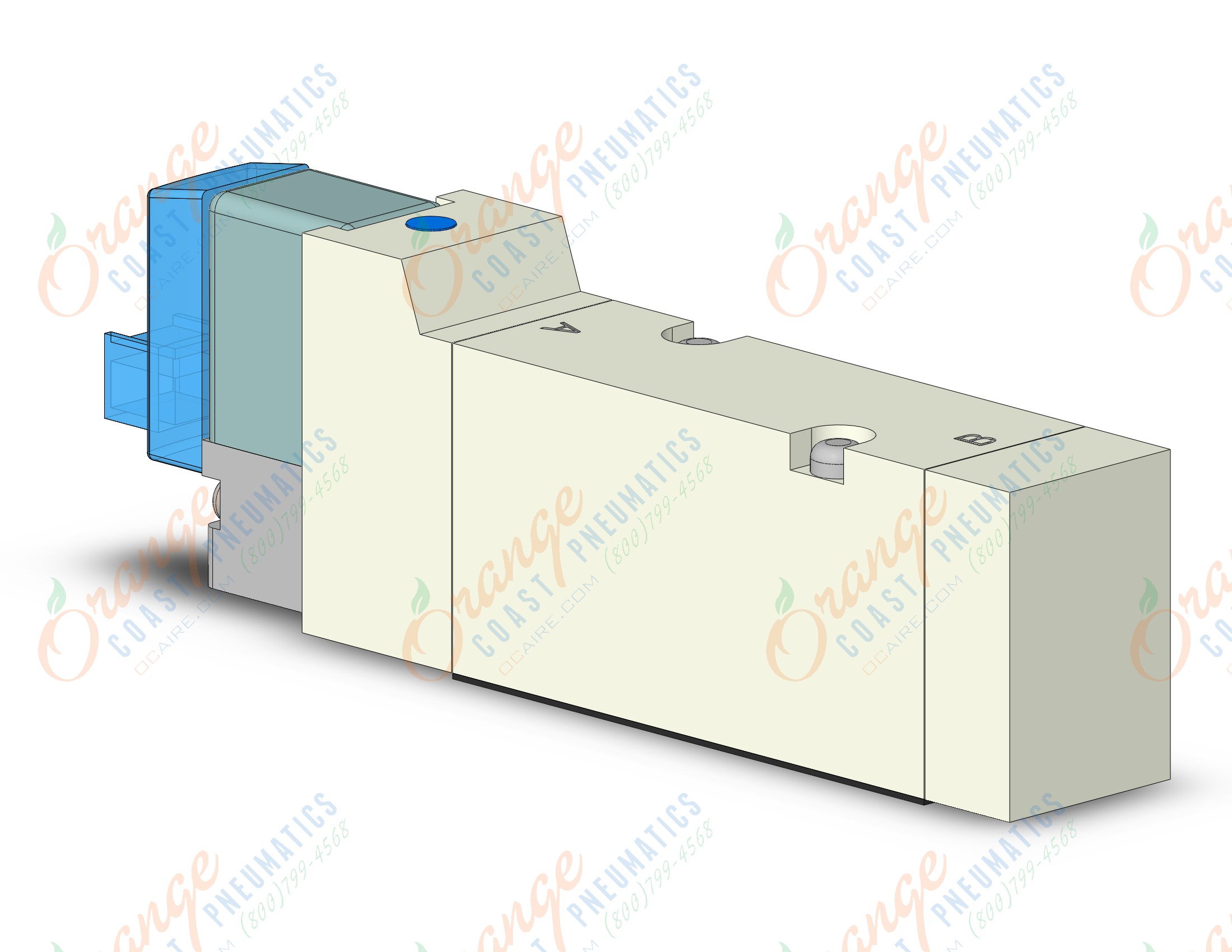 SMC VQZ2150B-5LO1-Q 2000 series 5 port valve, 4/5 PORT SOLENOID VALVE