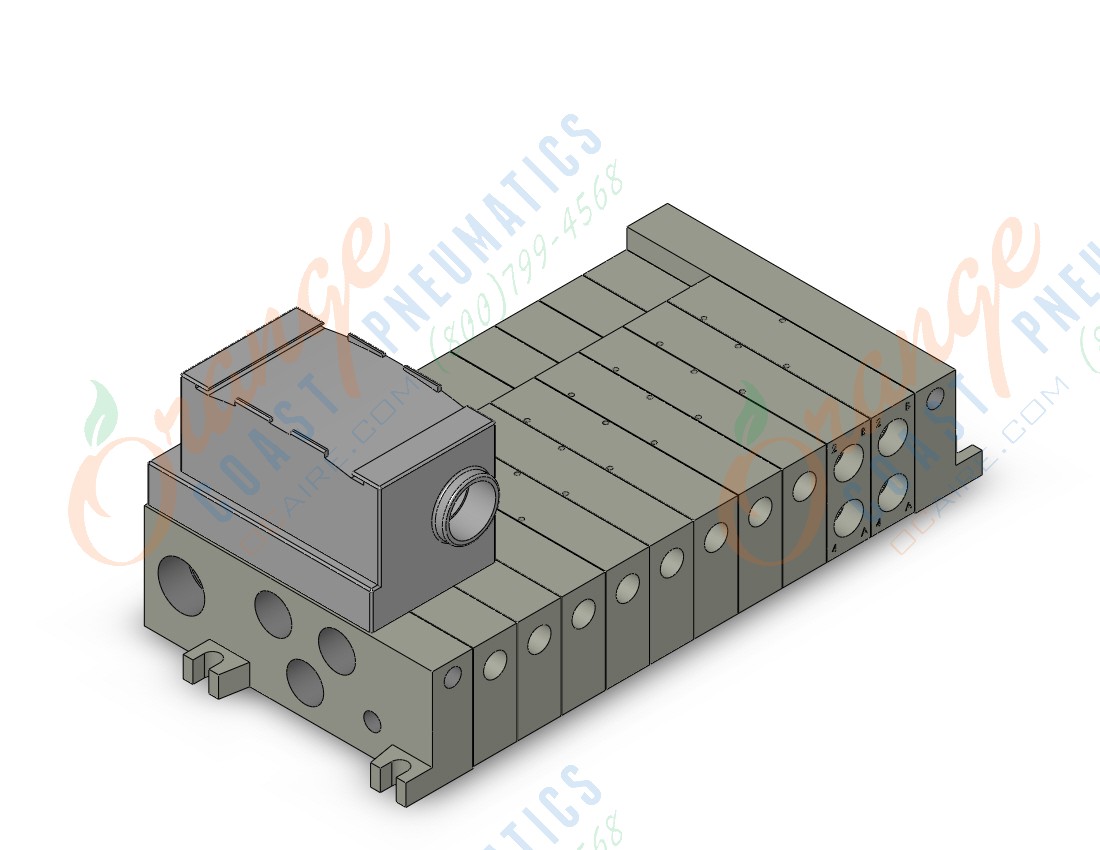 SMC VV5Q41-10BTTD-W vv5q manifold, 4/5 PORT SOLENOID VALVE