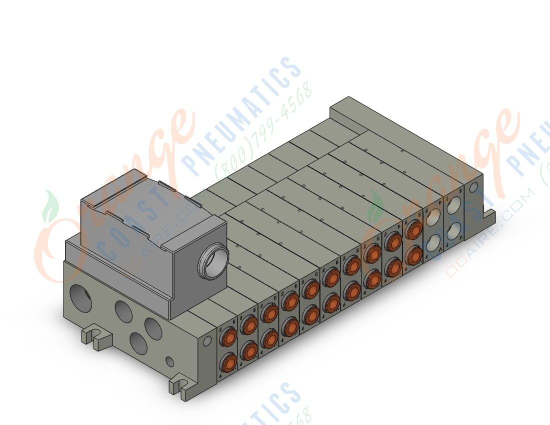 SMC VV5Q41-12N11TTD-NW vv5q manifold, 4/5 PORT SOLENOID VALVE