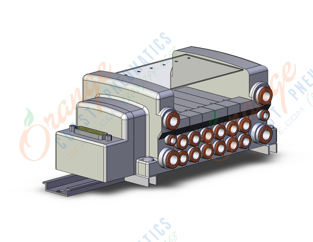SMC VV5QC21-06C8FD0-DNR vqc manifold, 4/5 PORT SOLENOID VALVE