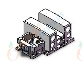 SMC VV5QC41-02C10SD6ZE3N vqc manifold, 4/5 PORT SOLENOID VALVE