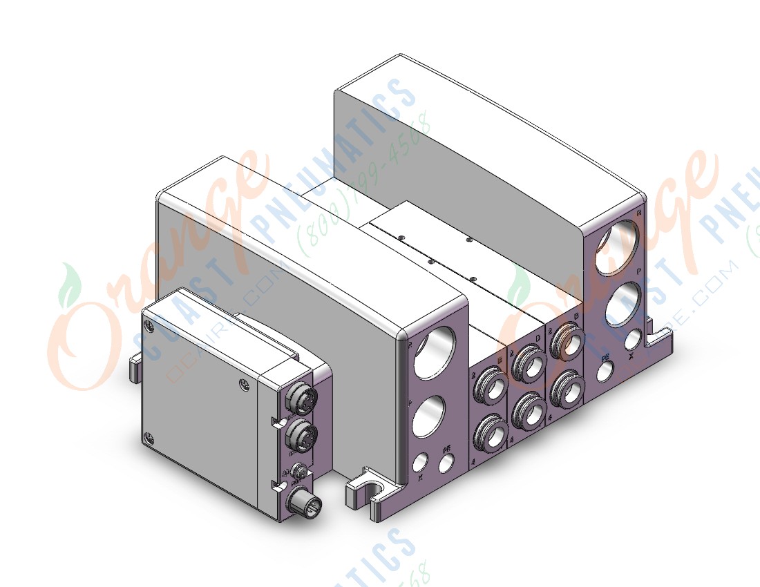 SMC VV5QC41-03C10SEAN vqc manifold, 4/5 PORT SOLENOID VALVE