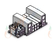SMC VV5QC41-04C8SD6V2N vqc manifold, 4/5 PORT SOLENOID VALVE