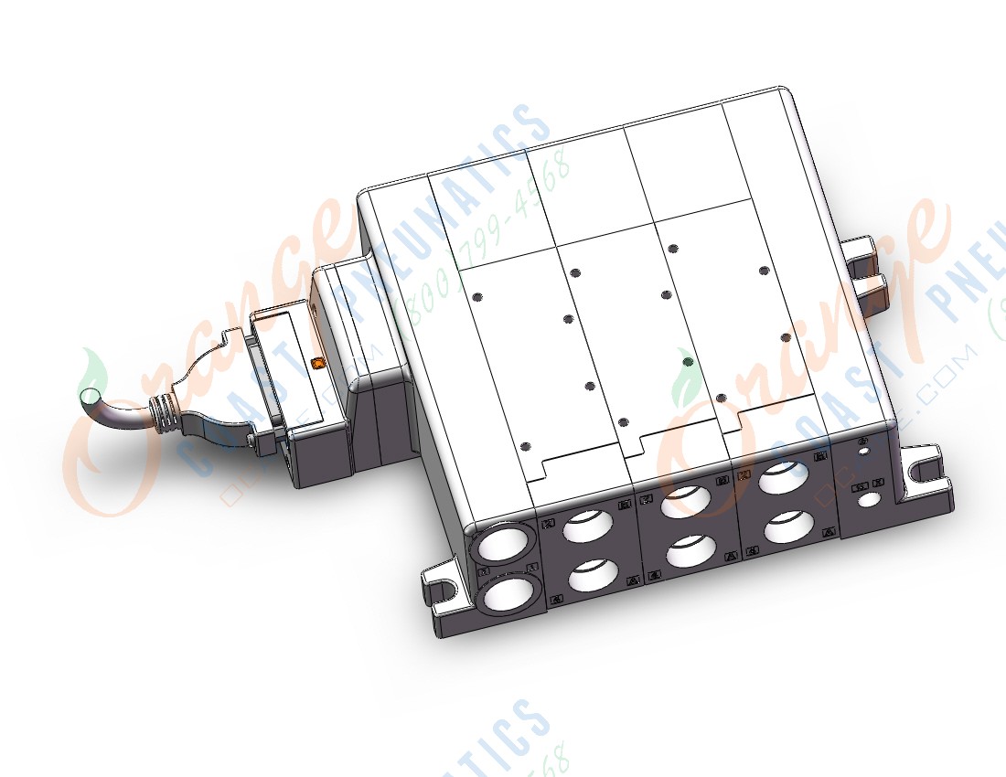 SMC VV5QC51-0304TFD1 vqc5000 valve manifold, 4/5 PORT SOLENOID VALVE