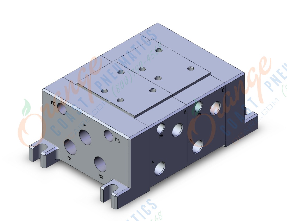 SMC VV712-02RT-02BT "mfld, 4/5 PORT SOLENOID VALVE