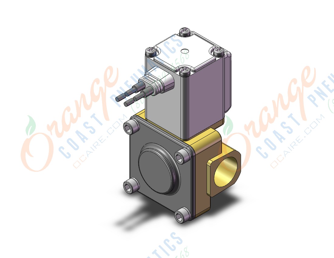 SMC VXD232BA pilot op 2 port solenoid valve (n.c.), 2 PORT VALVE