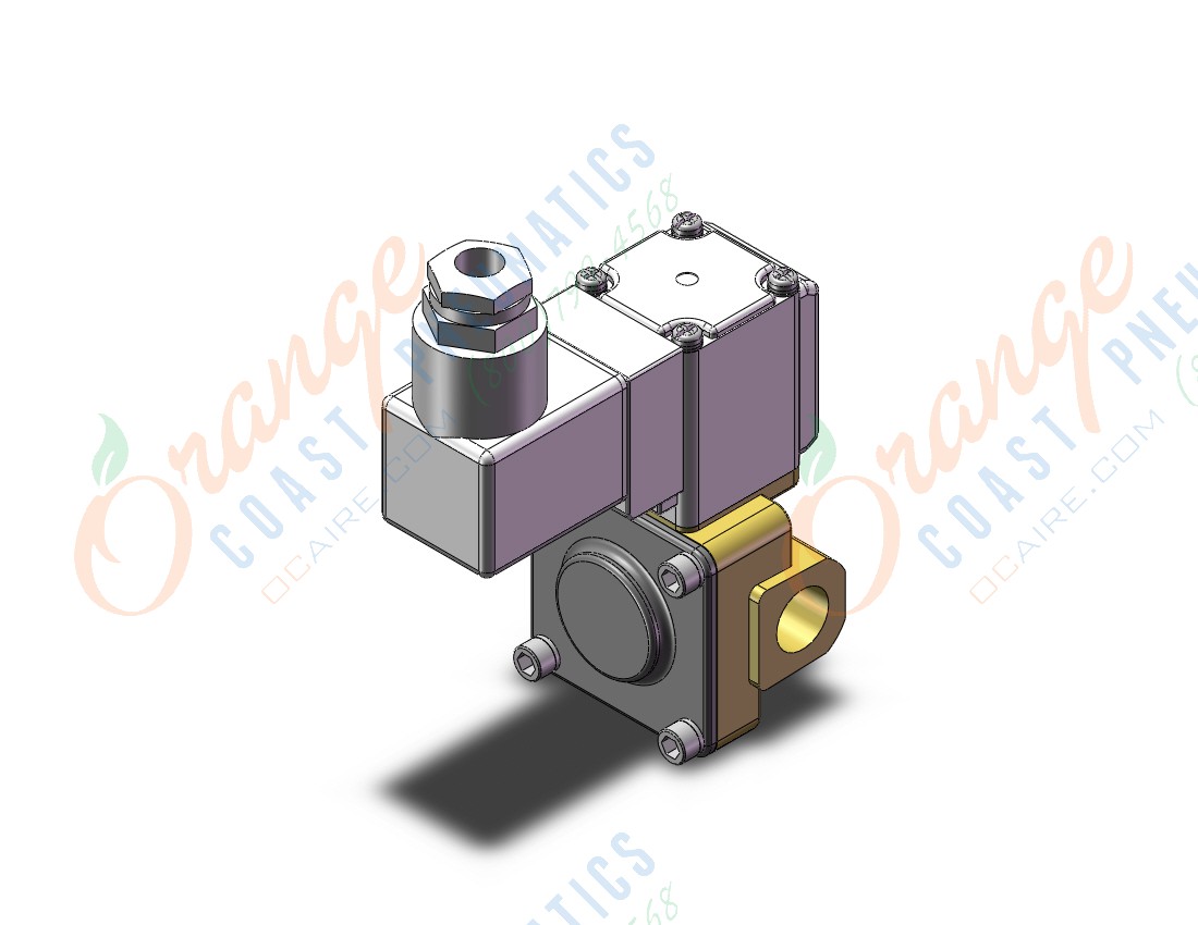 SMC VXD232AZ2C pilot op 2 port solenoid valve (n.c.), 2 PORT VALVE