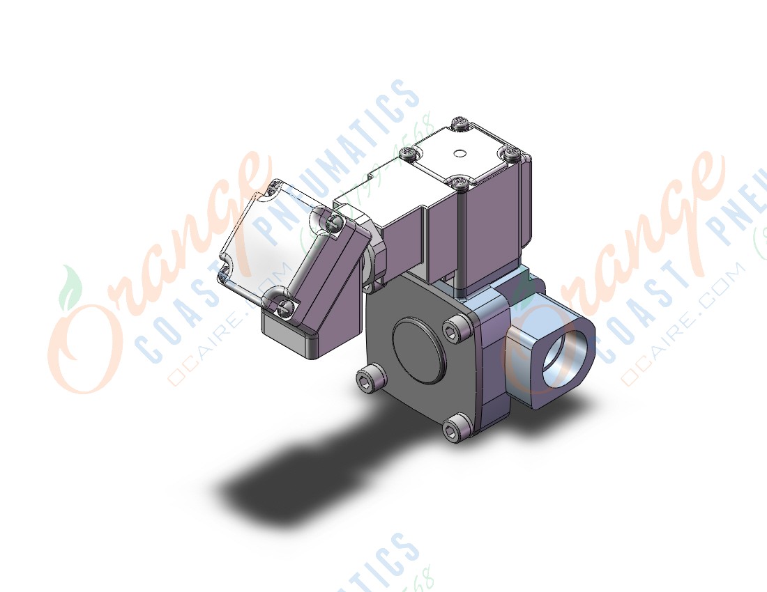 SMC VXD242KM pilot op 2 port solenoid valve (n.c.), 2 PORT VALVE