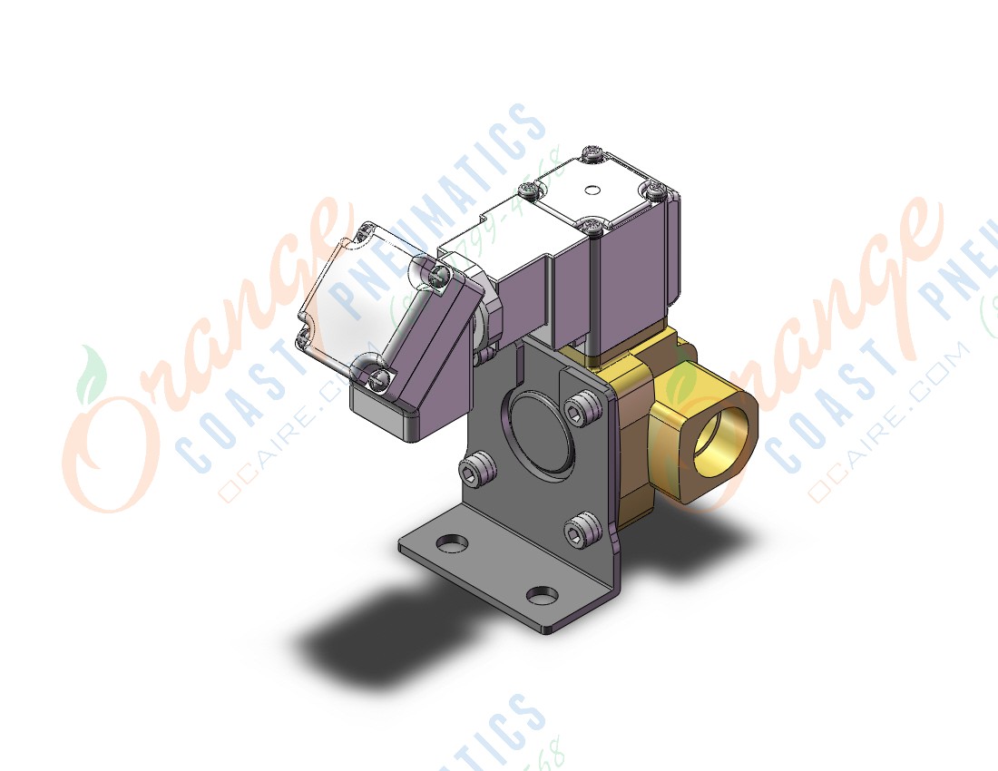 SMC VXD243HZ2KXB pilot op 2 port solenoid valve (n.c.), 2 PORT VALVE