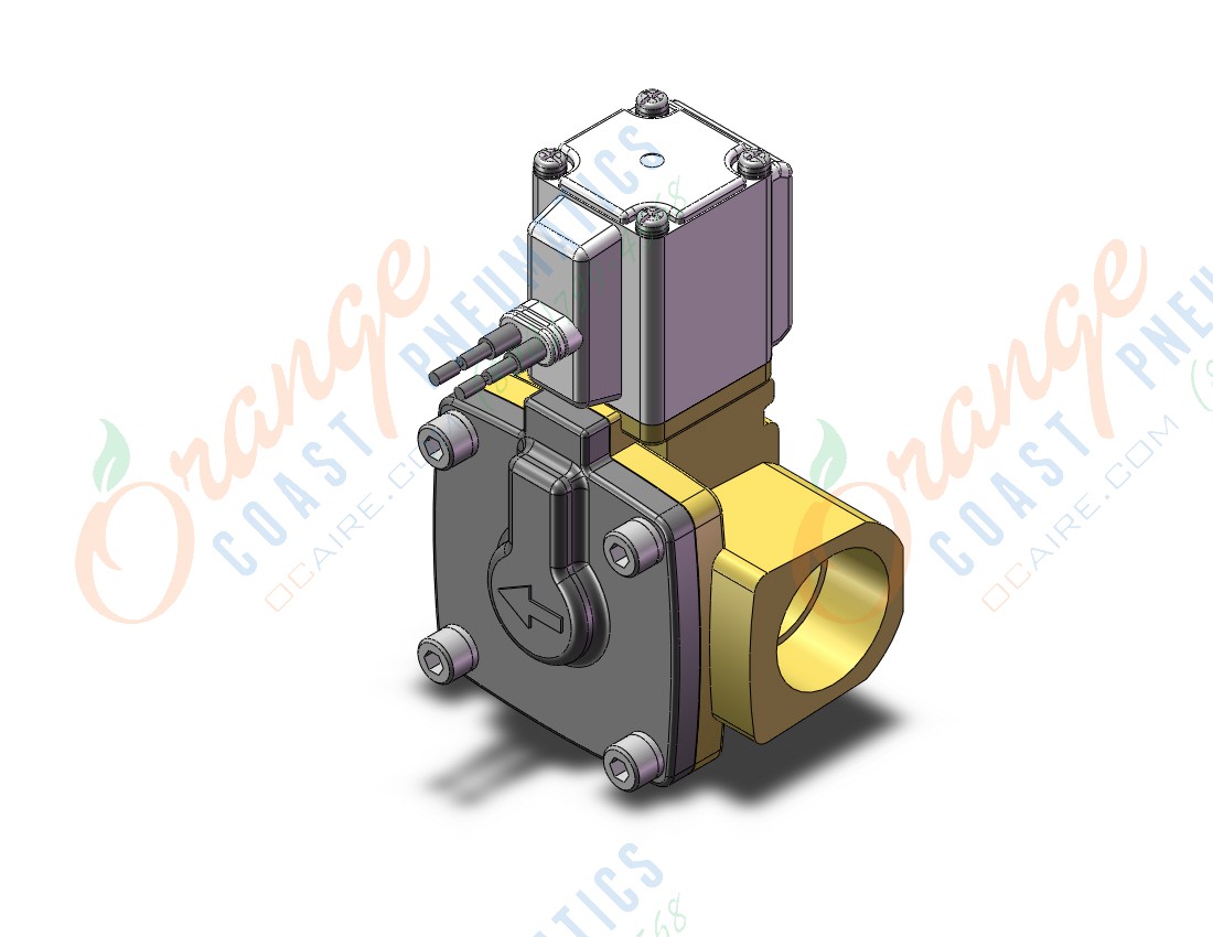 SMC VXD250LZ1BB pilot op 2 port solenoid valve (n.c.), 2 PORT VALVE