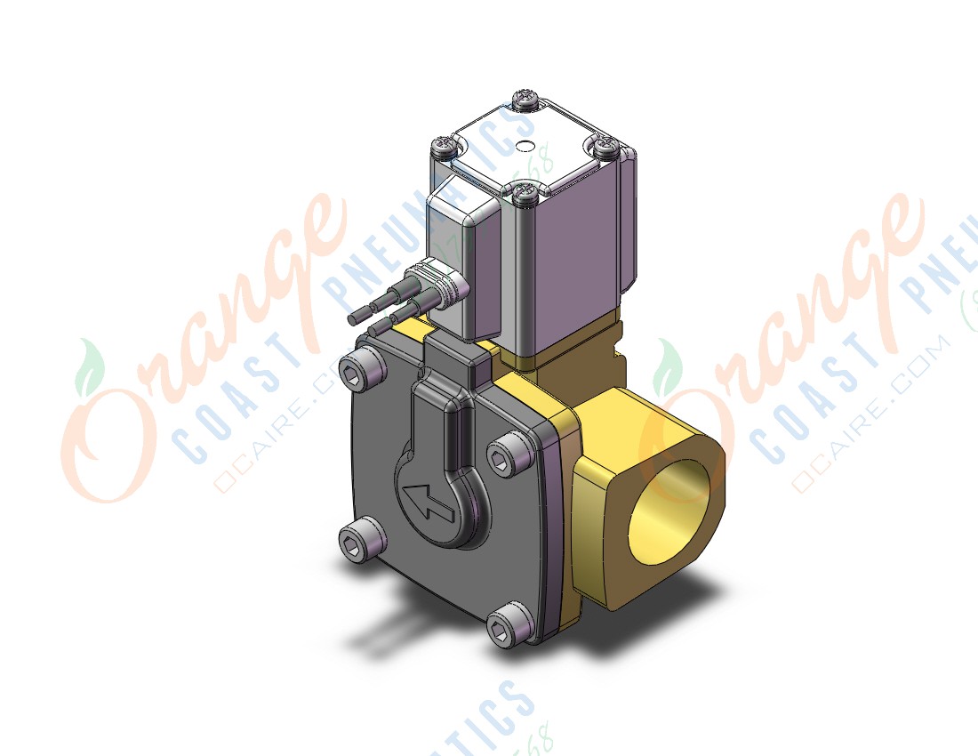 SMC VXD252LCD pilot op 2 port solenoid valve (n.c.), 2 PORT VALVE