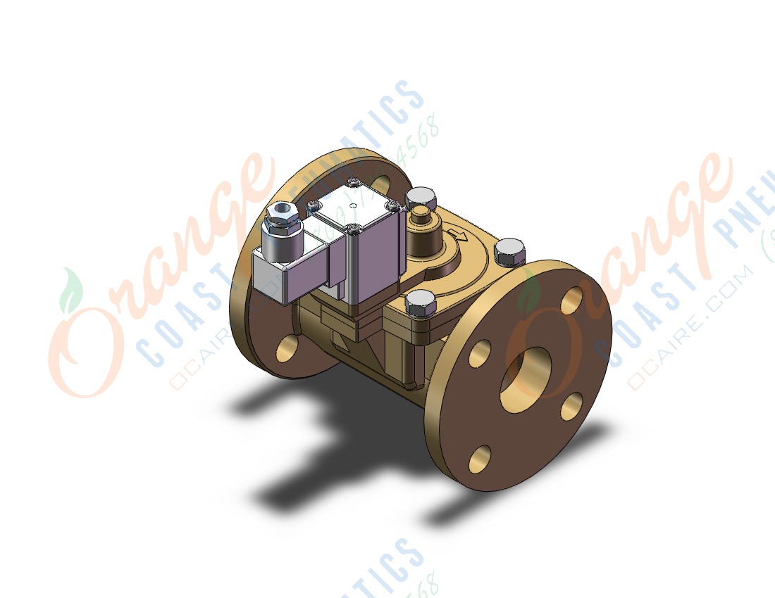 SMC VXD283RZ2A pilot op 2 port solenoid valve (n.c.), 2 PORT VALVE