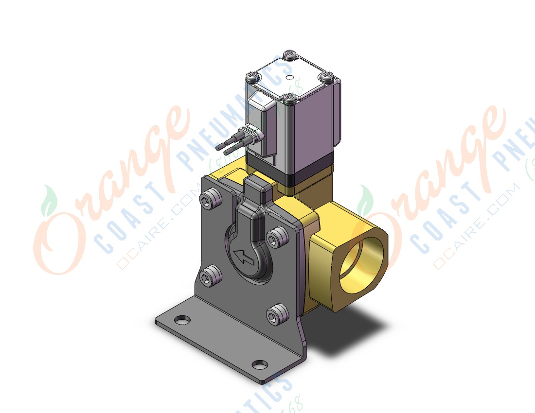 SMC VXD2D0NFXB pilot op 2 port solenoid valve (n.o.), 2 PORT VALVE