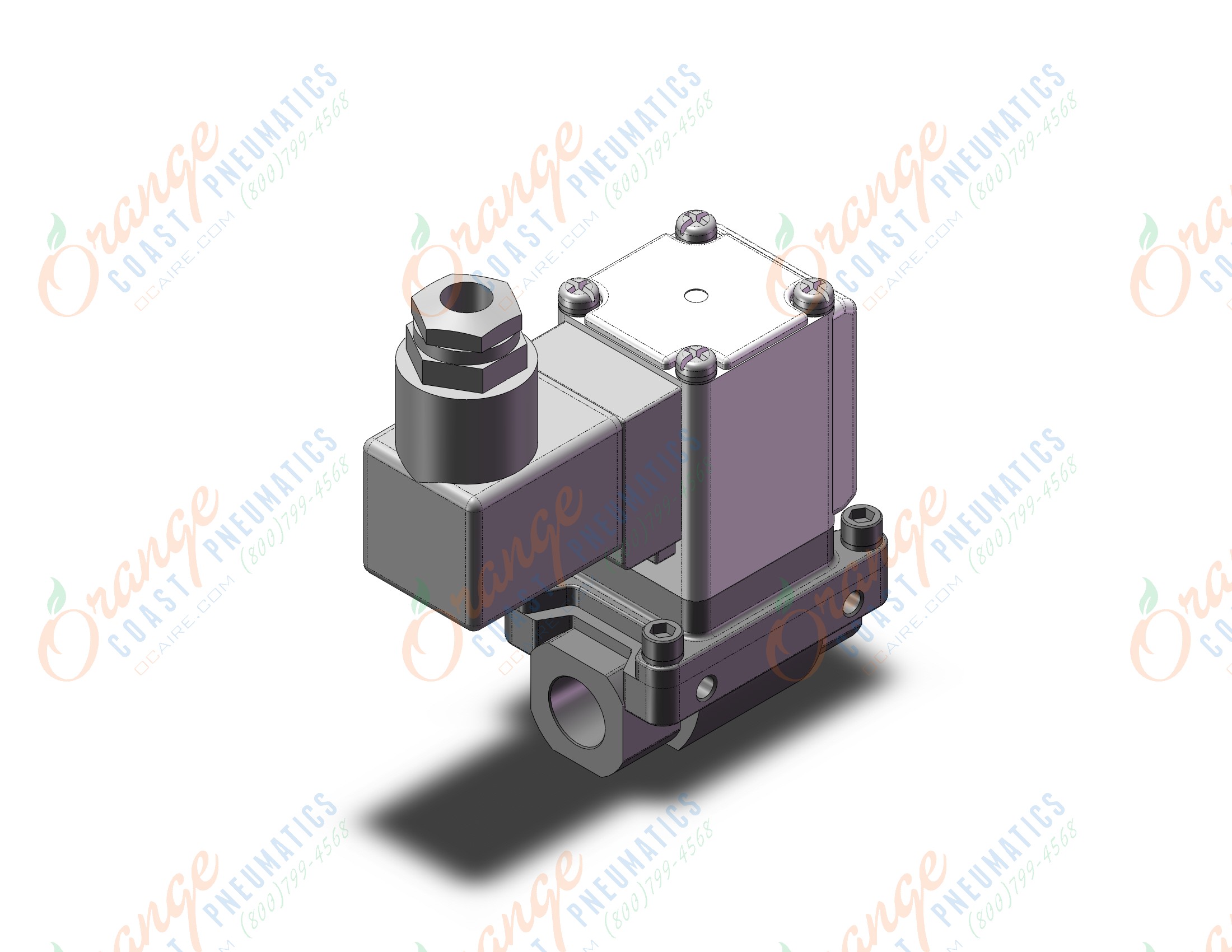 SMC VXZ230AG "pilot op 2 port solenoid valve, 2 PORT VALVE