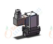 SMC VXZ230BJ "pilot op 2 port solenoid valve, 2 PORT VALVE