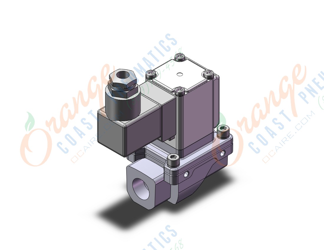 SMC VXZ242GJ "pilot op 2 port solenoid valve, 2 PORT VALVE