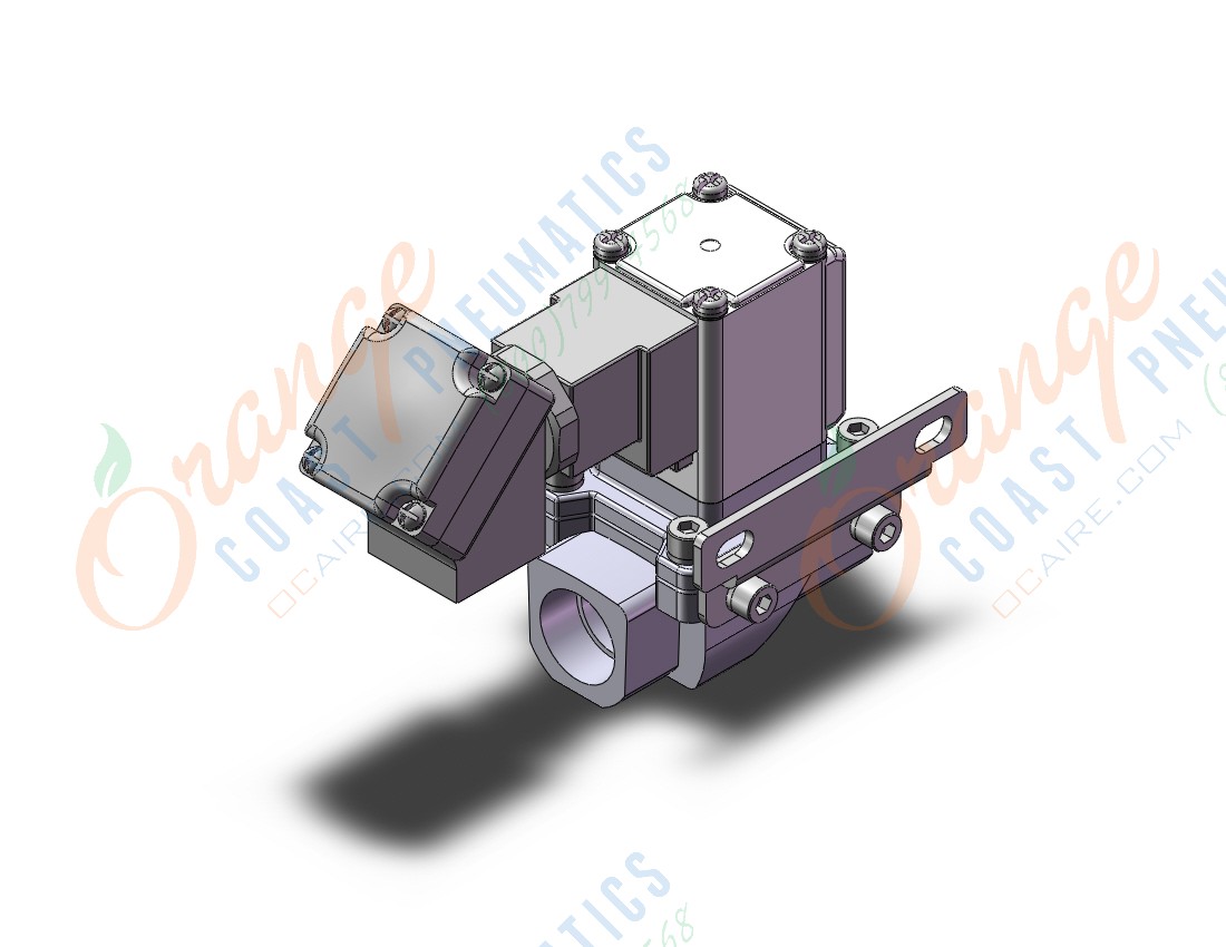 SMC VXZ242GMBXB "pilot op 2 port solenoid valve, 2 PORT VALVE