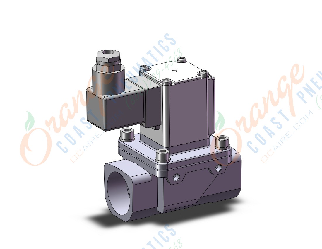 SMC VXZ260LGE "pilot op 2 port solenoid valve, 2 PORT VALVE