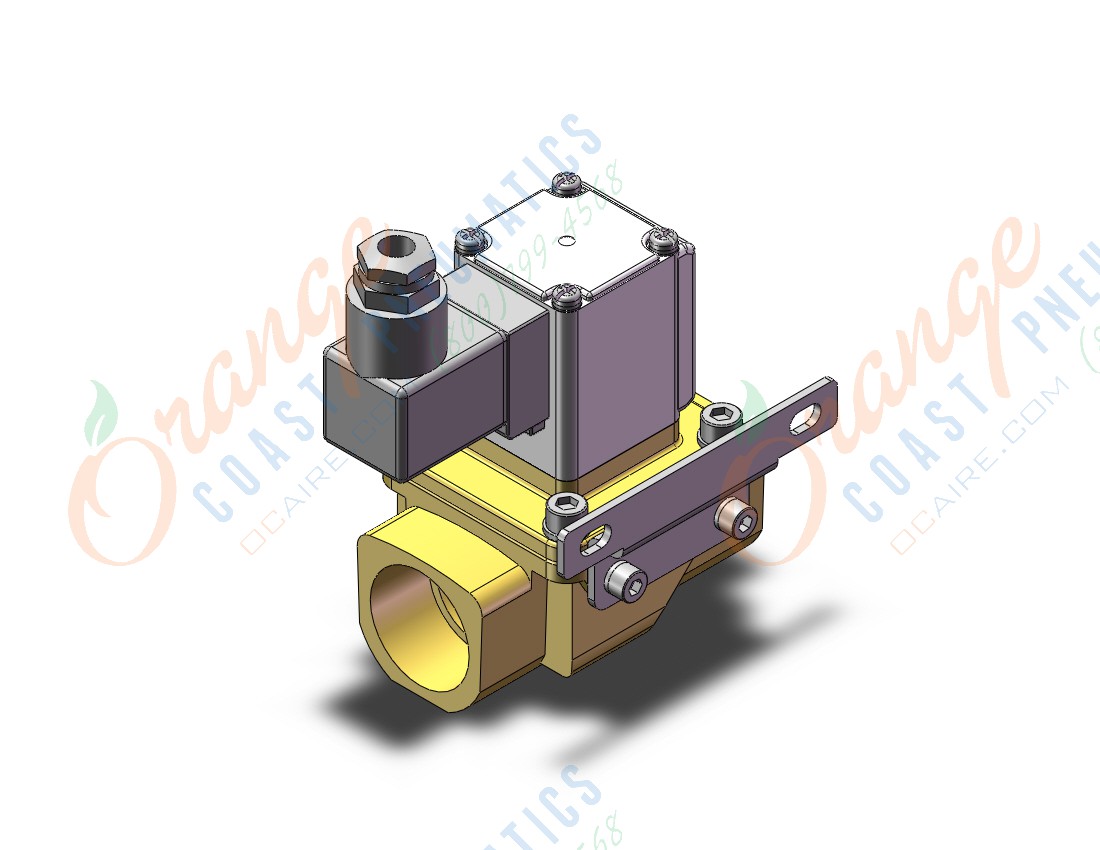 SMC VXZ262KJXB "pilot op 2 port solenoid valve, 2 PORT VALVE