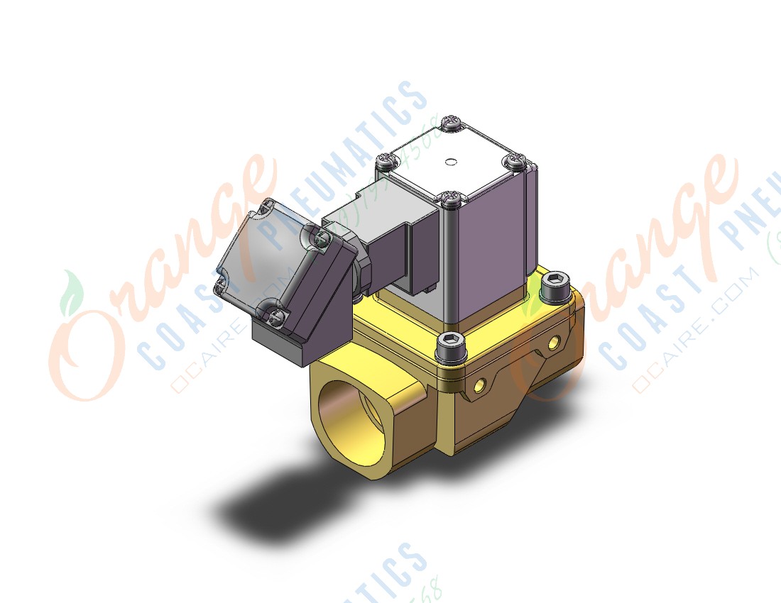 SMC VXZ262KNC "pilot op 2 port solenoid valve, 2 PORT VALVE