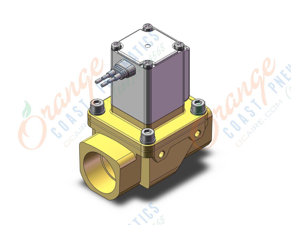 SMC VXZ263KZ1DB "pilot op 2 port solenoid valve, 2 PORT VALVE