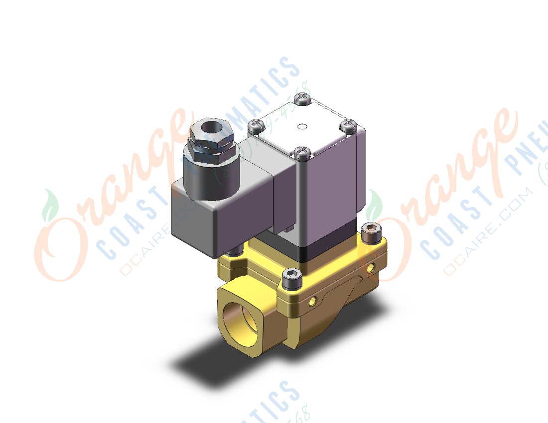 SMC VXZ2B2FGB "pilot op 2 port solenoid valve, 2 PORT VALVE