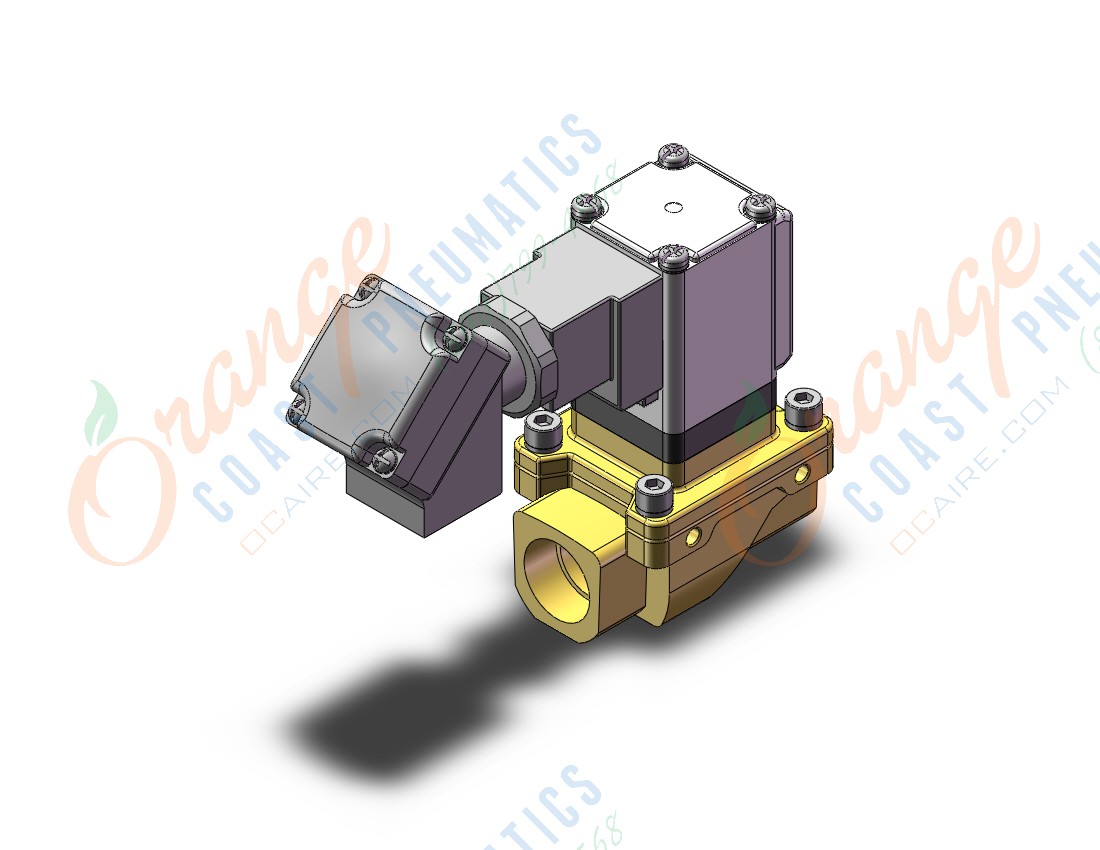 SMC VXZ2B5FPB "pilot op 2 port solenoid valve, 2 PORT VALVE