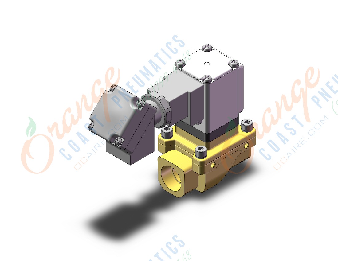 SMC VXZ2B5FZ2MB "pilot op 2 port solenoid valve, 2 PORT VALVE