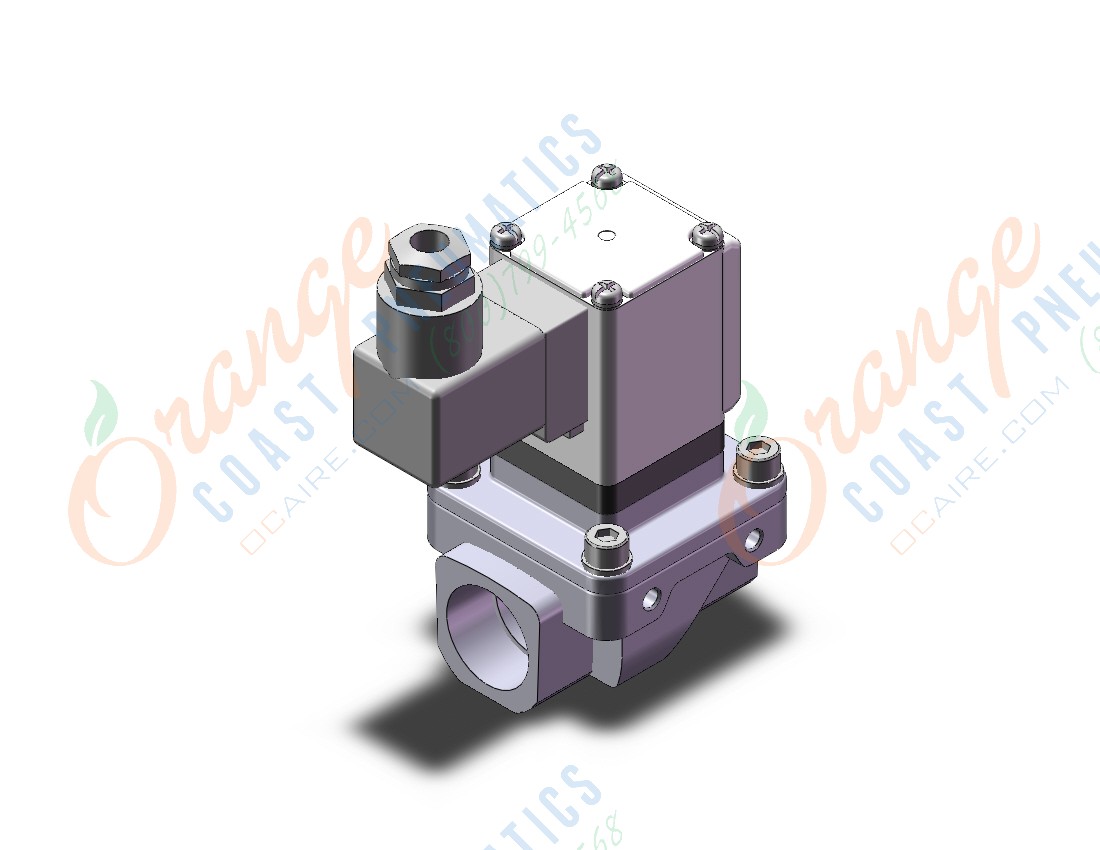 SMC VXZ2C3JZ2AE "pilot op 2 port solenoid valve, 2 PORT VALVE