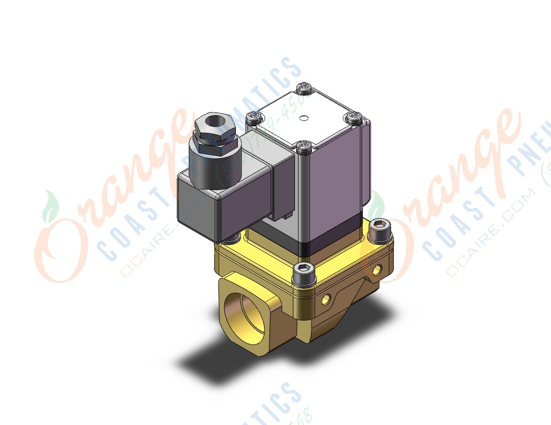 SMC VXZ2C5HJ "pilot op 2 port solenoid valve, 2 PORT VALVE