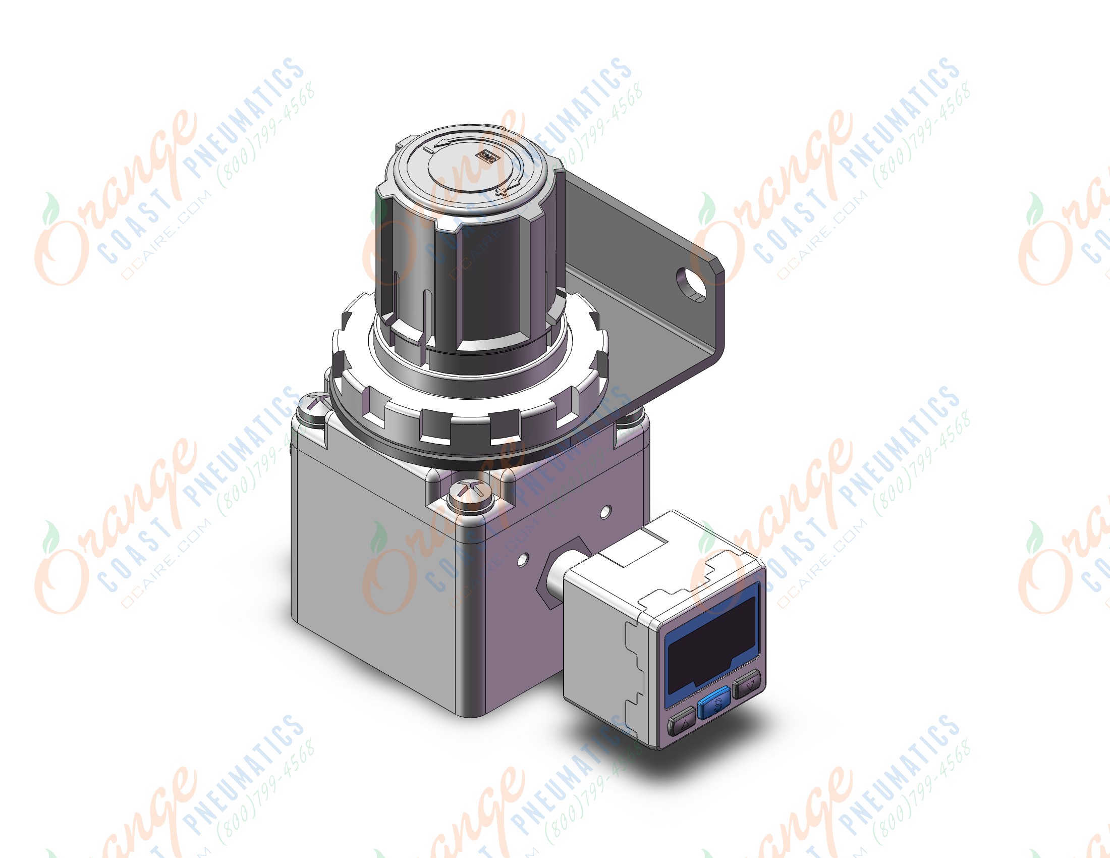 SMC IRV20A-C08BZB vacuum regulator, single side, REGULATOR, VACUUM