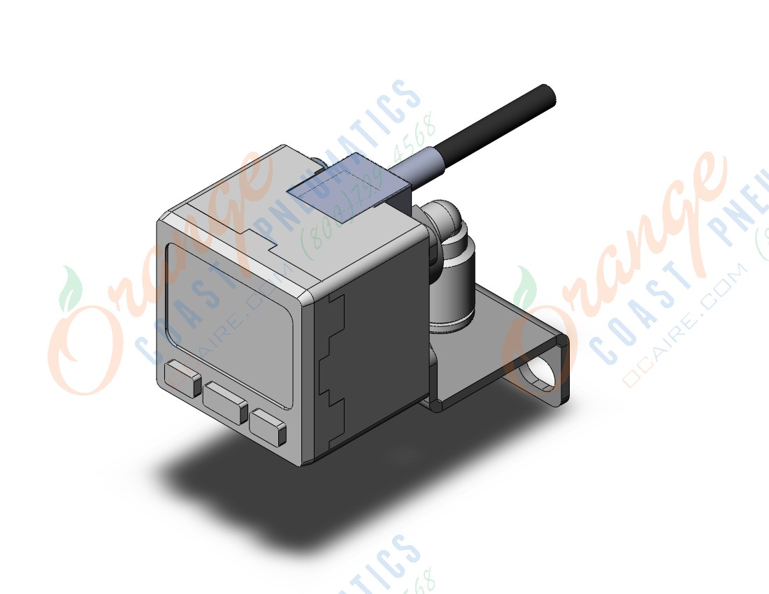 SMC ISE30A-C6L-A-GA2-X510 2 color high precision dig pres switch, PRESSURE SWITCH, ISE30, ISE30A