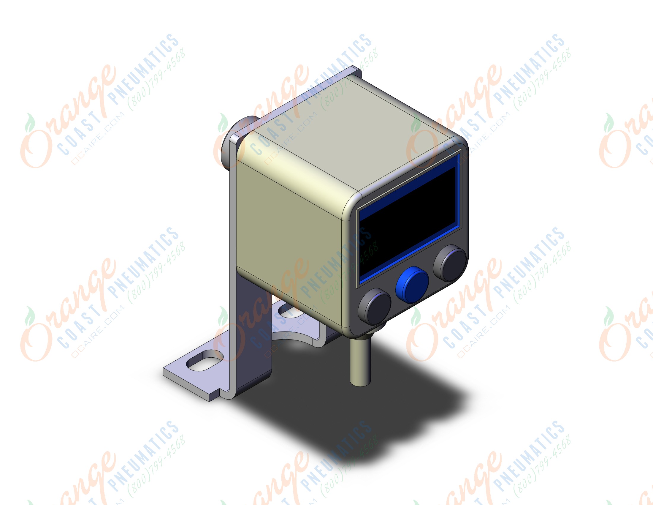 SMC ISE40A-01-R-D-X501 2-color hi precision dig pres switch, PRESSURE SWITCH, ISE40, ISE40A