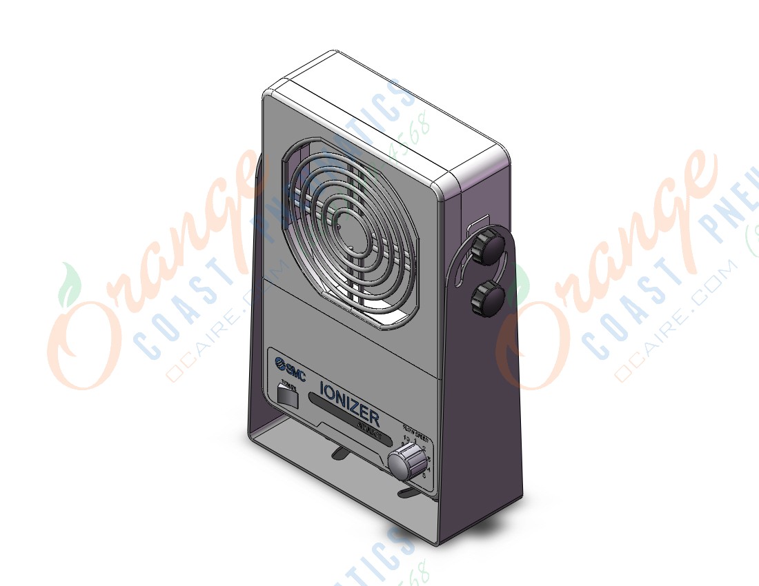 SMC IZF21-P-QB fan type ionizer (1.8 cubic meters/min), IONIZER, FAN TYPE