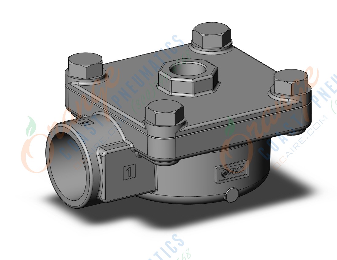 SMC JSXFAF-06R-B dust collector valve 3/4" port size, 2 PORT VALVE