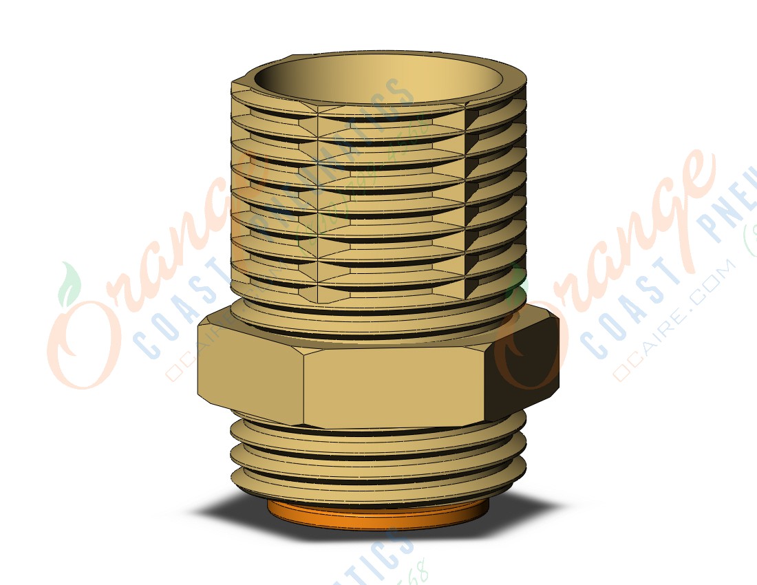 SMC KQ2E13-04A fitting ,bulkhead connector, ONE-TOUCH FITTING (sold in packages of 10; price is per piece)