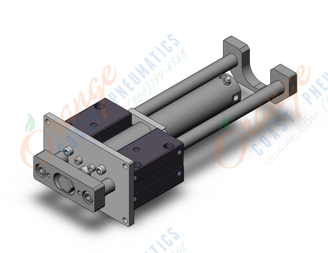 SMC MGCLF50-250-R mgc, guide cylinder, GUIDED CYLINDER