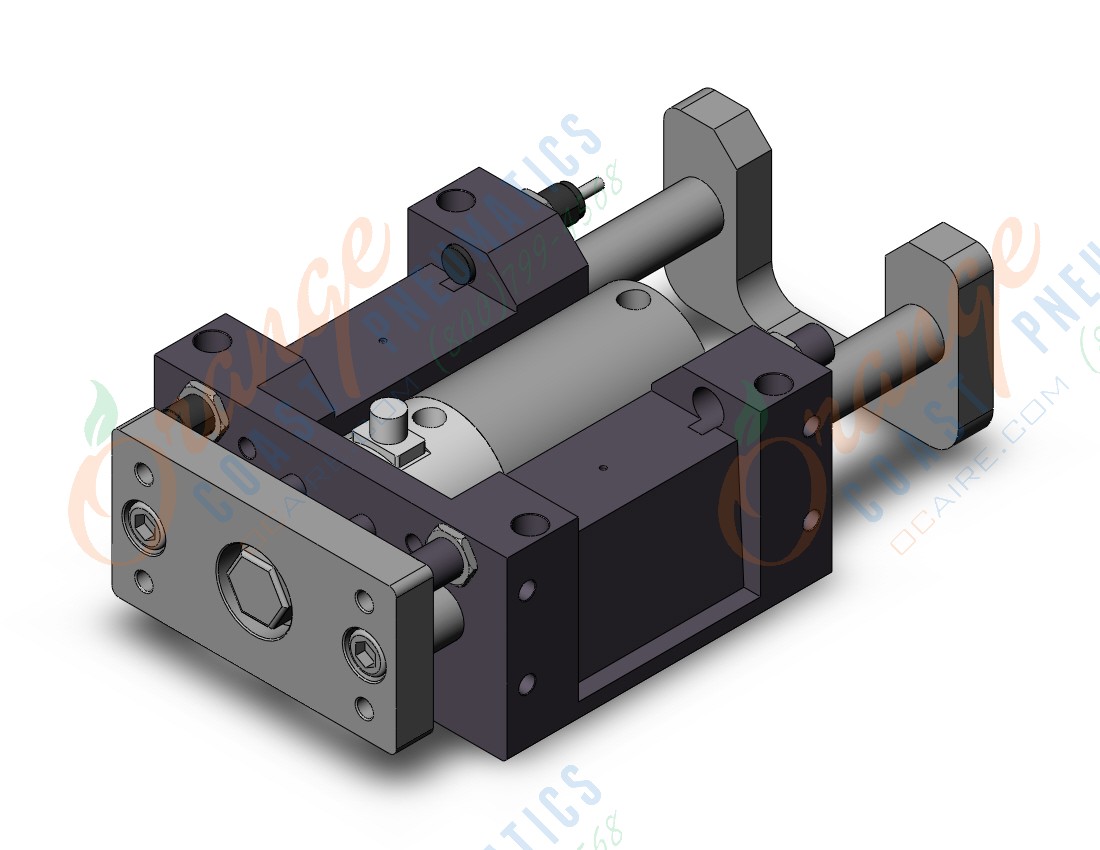 SMC MGGMB100TF-100-RL mgg, guide cylinder, GUIDED CYLINDER