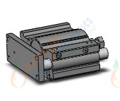 SMC MGPM100TN-100AZ-XC9 mgp-z cylinder, GUIDED CYLINDER