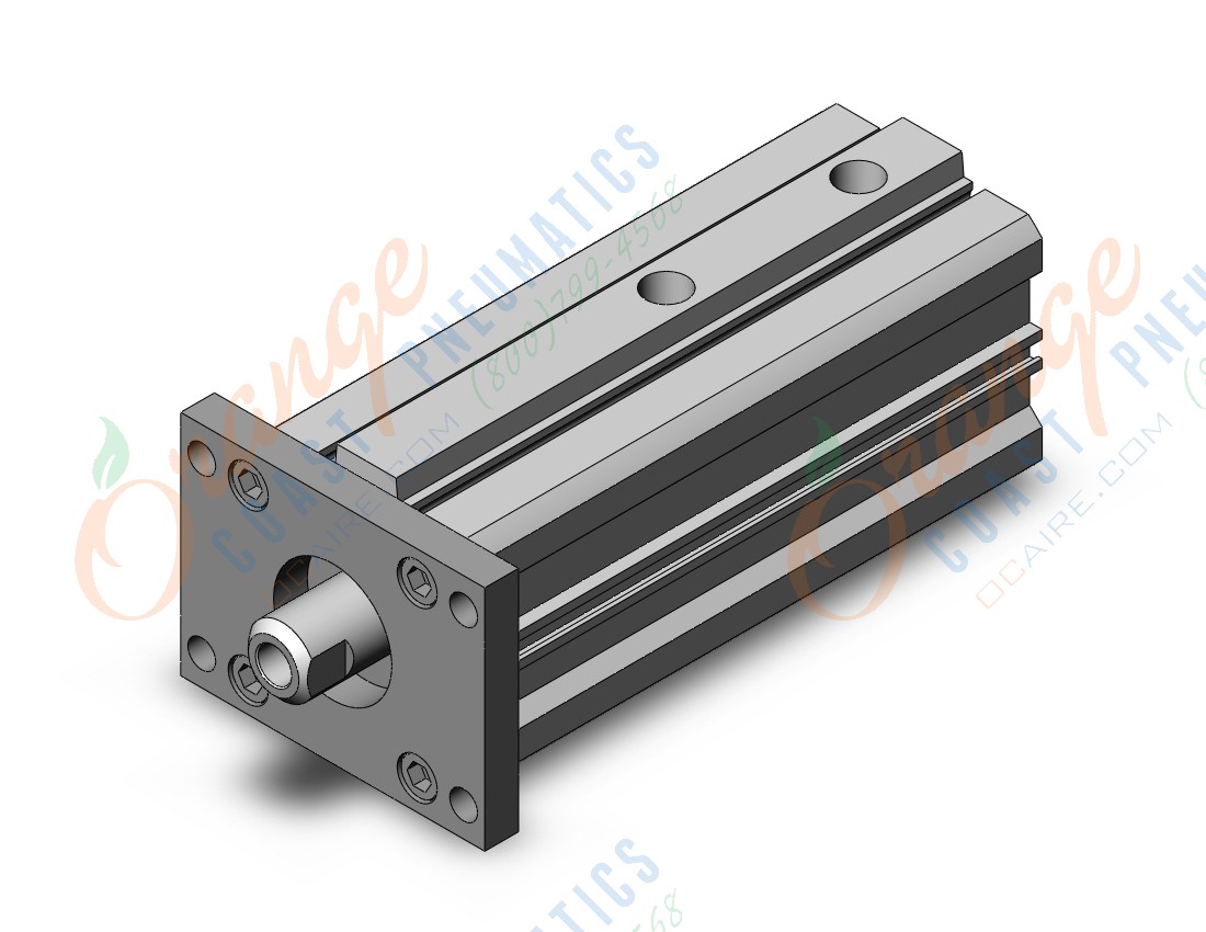 SMC MQQLF30-30D cyl, metal seal, low friction, LOW FRICTION CYLINDER