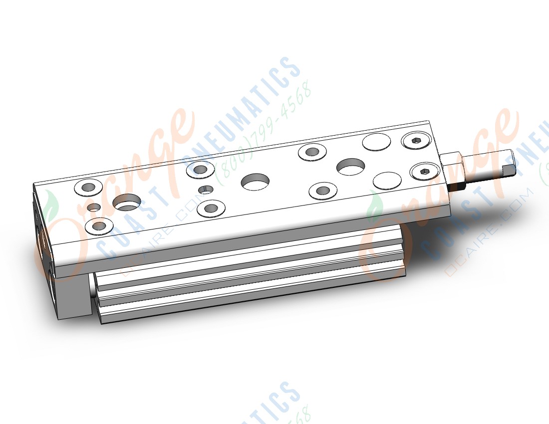 SMC MXQ12C-40ZH cylinder, slide table, GUIDED CYLINDER