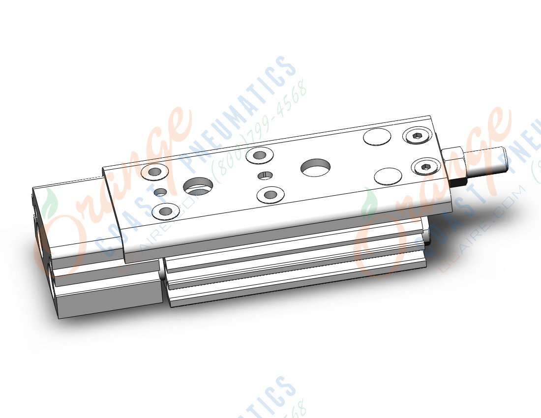 SMC MXQ8C-20ZE5 cylinder, slide table, GUIDED CYLINDER